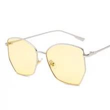 Последняя модель ретро вес женщин или мужчин солнцезащитные очки с металлической оправой очки многоцветные популярные модные высокого класса дизайн свет