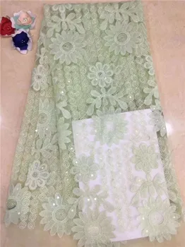 

Elegant lady dress tulle cloth French net lace fabric for sewing dress PNZ880(5yards/lot) many color