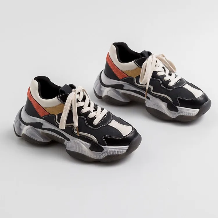 Couleur Chaussures Noir forme kaki Plat 2019 Mélangée Chaude Célébrité Papa Pour Espadrilles Vente Dernière Plate Occasionnelles Femmes qwZ8EX