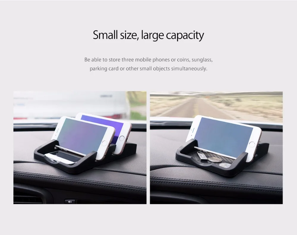 ORICO CSP1 Универсальный Автомобильный держатель для мобильного телефона, силиконовая Нескользящая подставка, многоугольная подставка для мобильного телефона