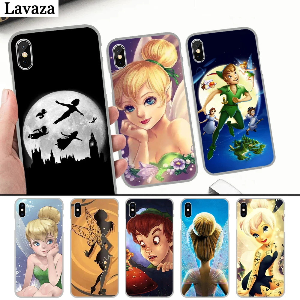 

Lavaza Peter Pan Wendy Tinkerbell Tinker bell Hard Case for iPhone 4 4S 5 5S 5C 6 6S 7 8 Plus X XS MAX XR