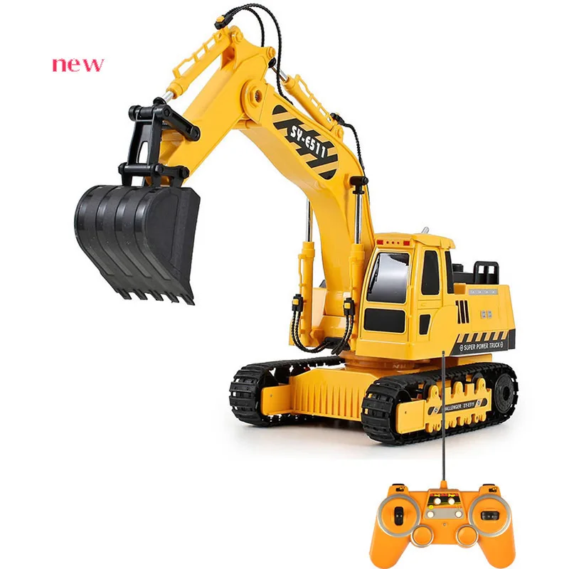 

Double Eagle E511-001 Tuba Excavating Machinery An Charge Motor-driven Arm Bar Remote Control Turner Toys without original box