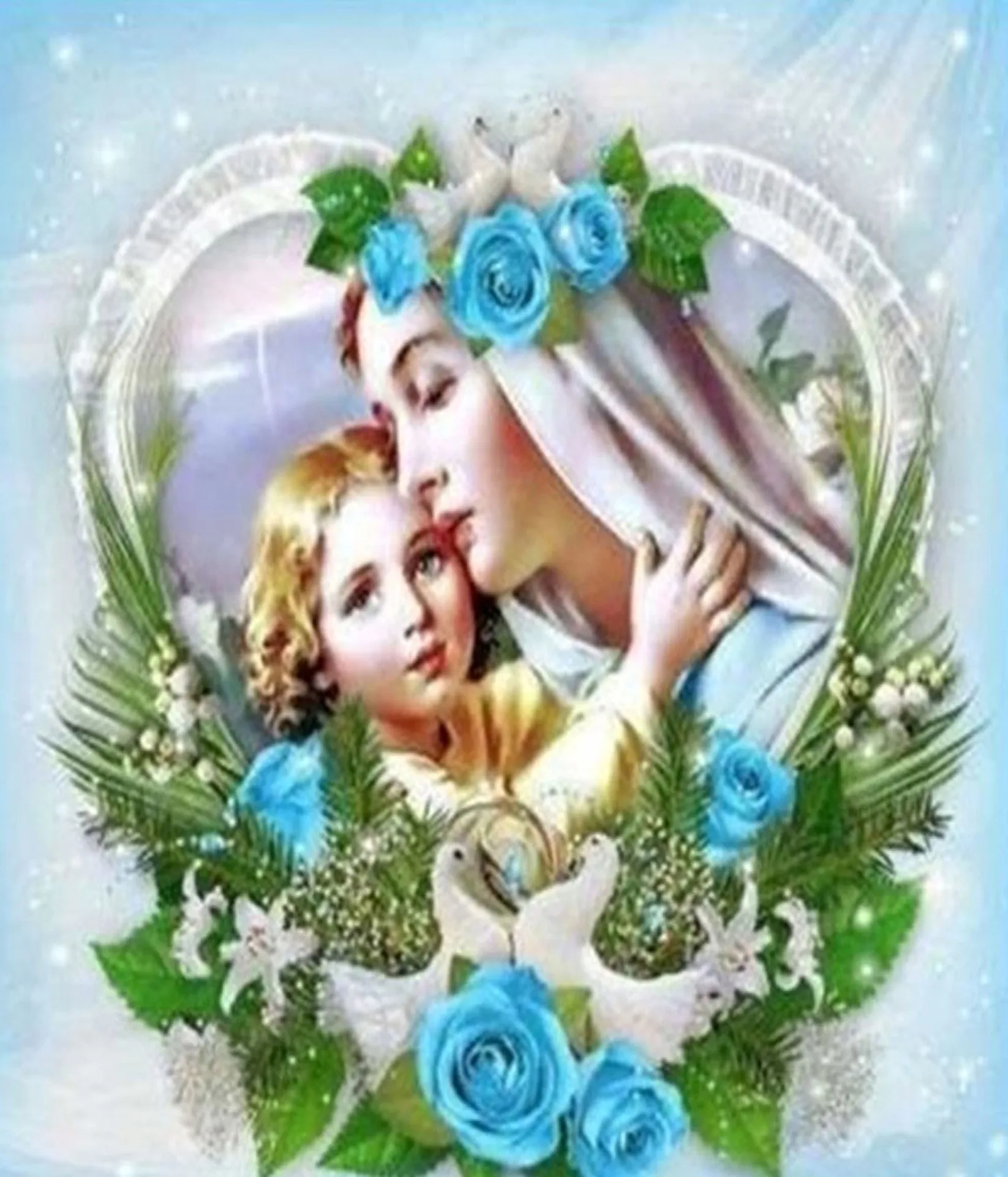 

5D DIY Diamond Embroidery Angels Cross Stitch Full Diamond Scenery diamond painting rhinestones Christmas gift