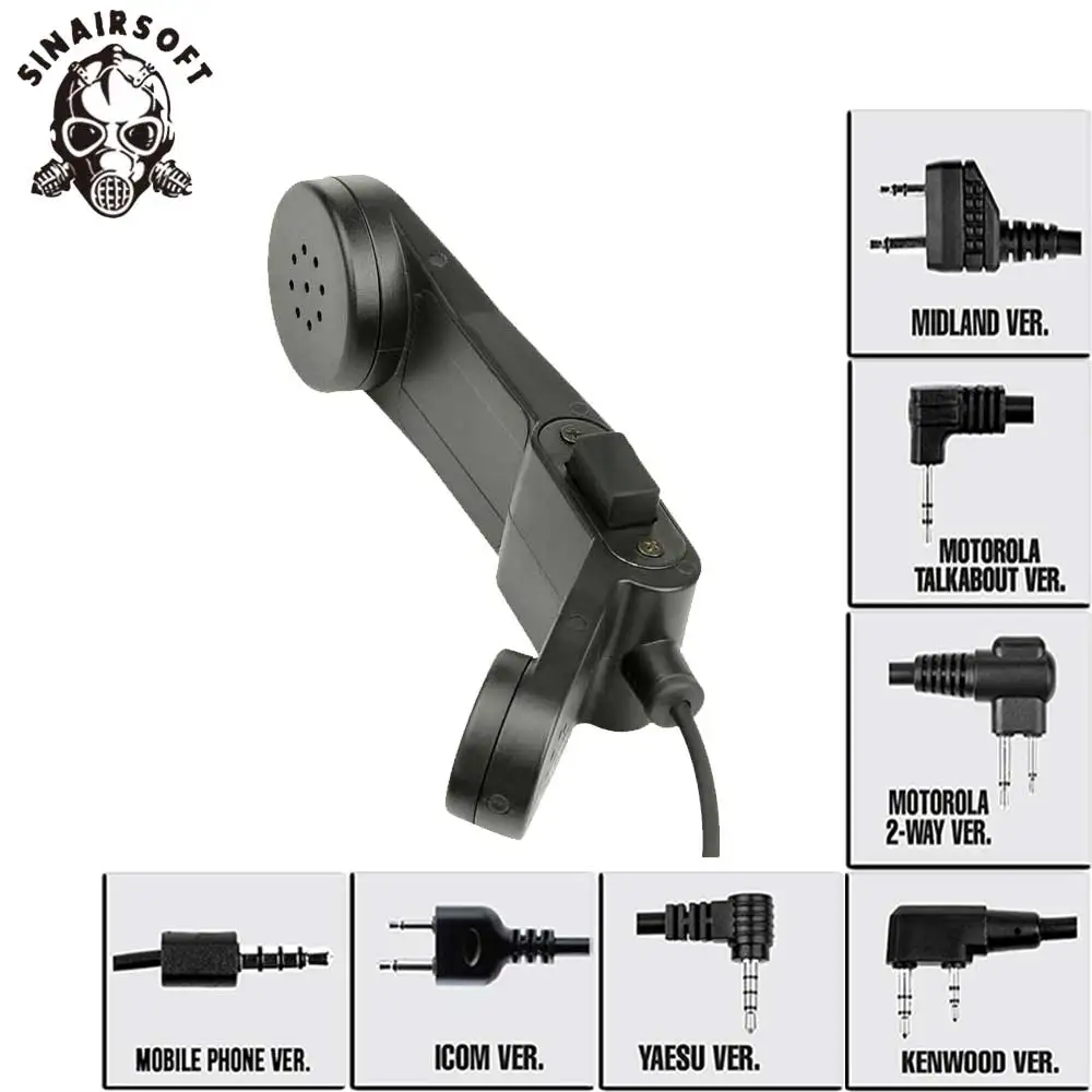 SINAIRSOFT Z-TAC Z117 тактическая гарнитура аксессуары PTT элемент zH-250 военный телефон Охота шумоподавление наушники PTT