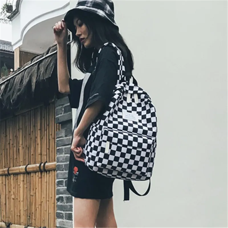 Mochilas Mujer Холщовая Сумка через плечо женский рюкзак женские модные рюкзаки для девочек подростков милая сумка