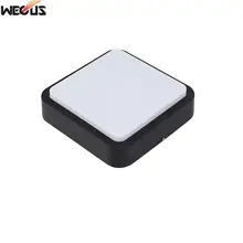 Наружный светодиодный настенный светильник, водонепроницаемый/пылезащитный/для борьбы с вредителями, для двери, прохода, балкона, квадратный потолочный светильник, настенный светильник двойного назначения