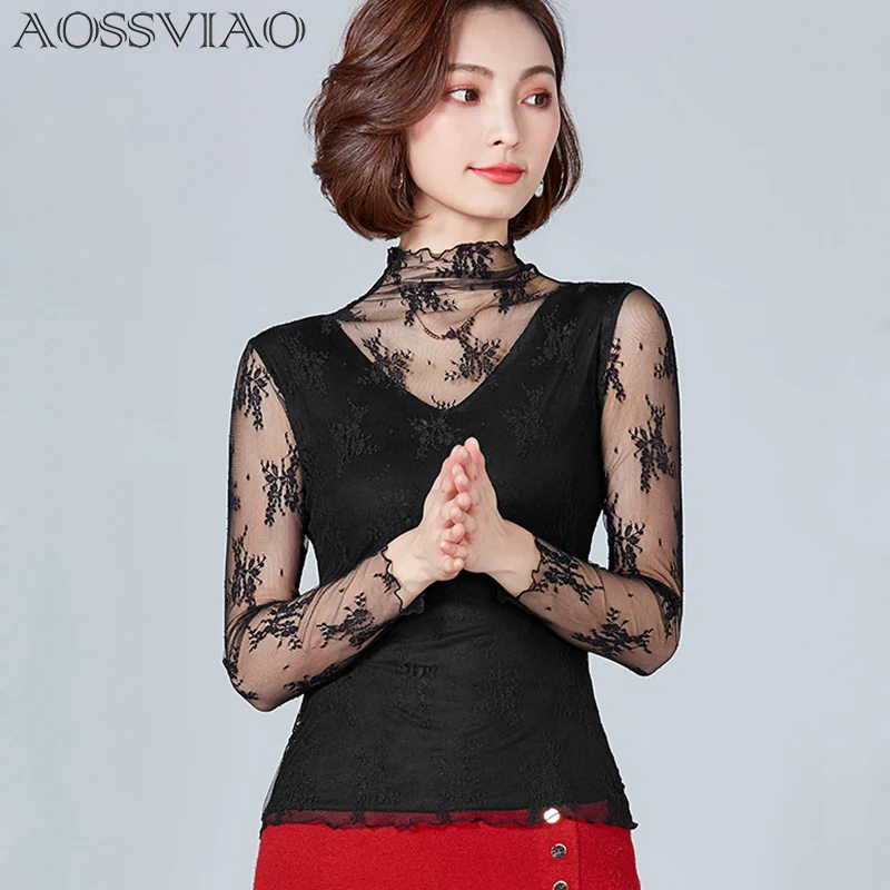 VESTLINDA Flare Sleeve Women Tops Blouses Ladies Floral