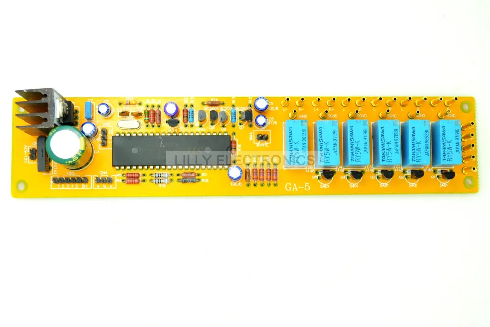Lite GA-5 4 ALPS Remote volume control 4 ways board combined motor AC9-12V RCA input