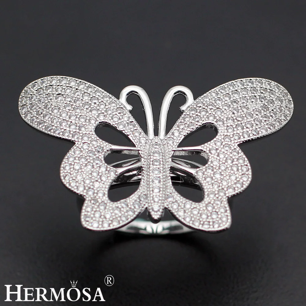 HERMOSA Бабочка Мода Мистик нано ювелирные изделия вечерние Новые горячие женские
