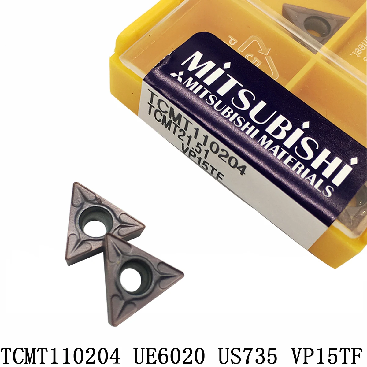 

10pcs TCMT110204 UE6020 US735 VP15TF carbide inserting tool TCMT 110204 CNC turning tool Carbird Inserts CNC blade