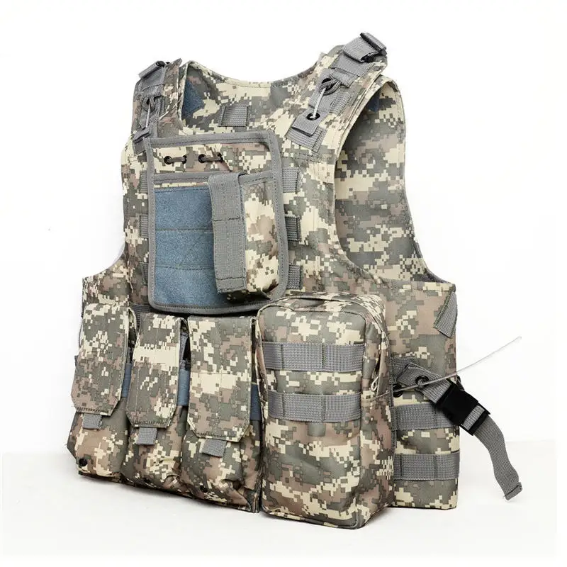 New Camouflage Hunting Military Tactical Vest Wargame Body Molle Armor