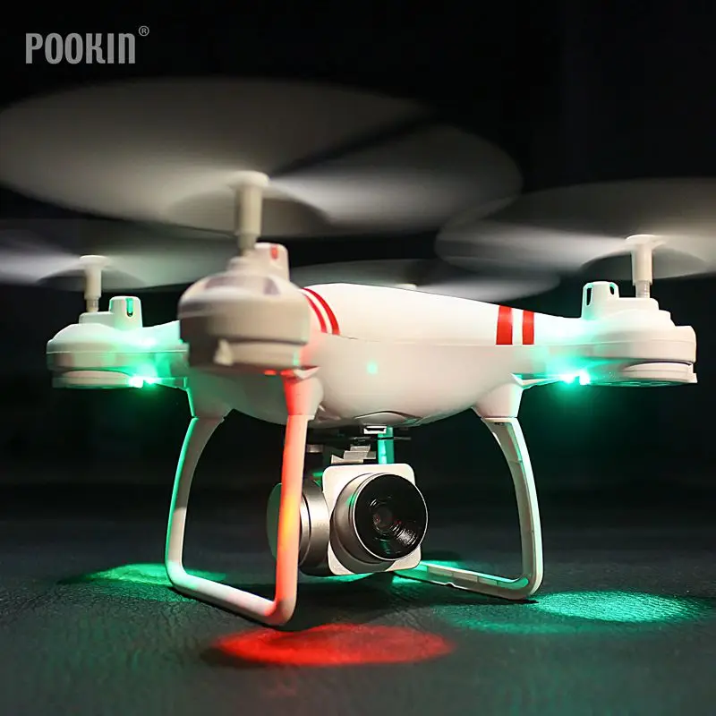 

2.4GHz HD Camera Four Axis Aircraft Gyro UAV Wireless LED lighting Drone Aircraft Remote Control Remote Control Quadcopter Gift