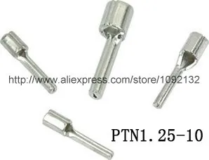 

PTN1.25-10 Pin-Shaped Naked Terminal(Type TZ) Cold pressed terminals/Cable Connector/Wire Connector 1000PCS/Pack