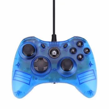 

New Blue Wired Controller Gamepad with USB Cable For Nintendo Switch Video Game Console PC