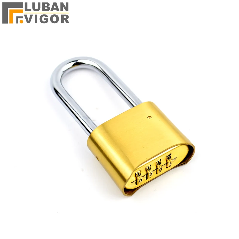 4 Digit Anti saw tamper, brass lock, padlock closet door warehouse