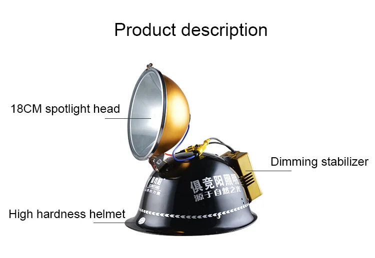 JUJINGYANG 12V 35-150W светодиоидная лампа с регулируемой яркостью HID ксенон на основное освещение лампа для шлема для наружного освещения для охоты и кемпинга
