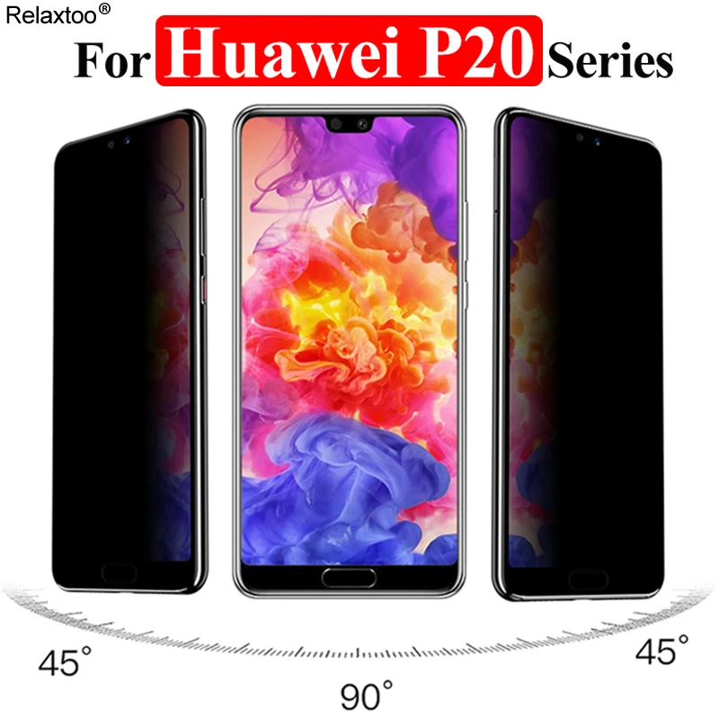 

Glas For Huawei P20 Lite Glass For Huawei P 20 Pro Privacy Screen Protector AntiSpy P20lite P20pro Tempered Protective Film 9H