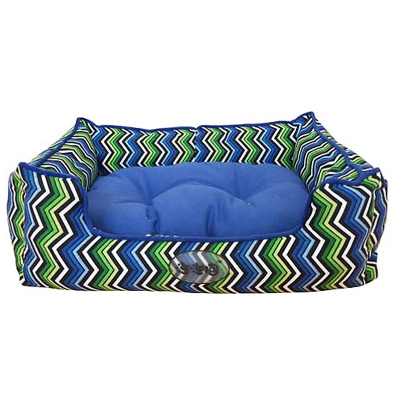 Dog Beds For Medium Dogs Outdoor Pet House Dog Soft Warm Cushion Pet Products Winter Pink Puppy Kennel Print Mat Pet Accessories