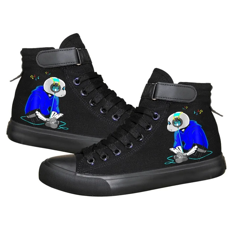 

High-Q Unisex Anime Game Undertale Canvas Shoes Frisk Toriel Sans Papyrus plimsolls canvas shoes rope soled shoes