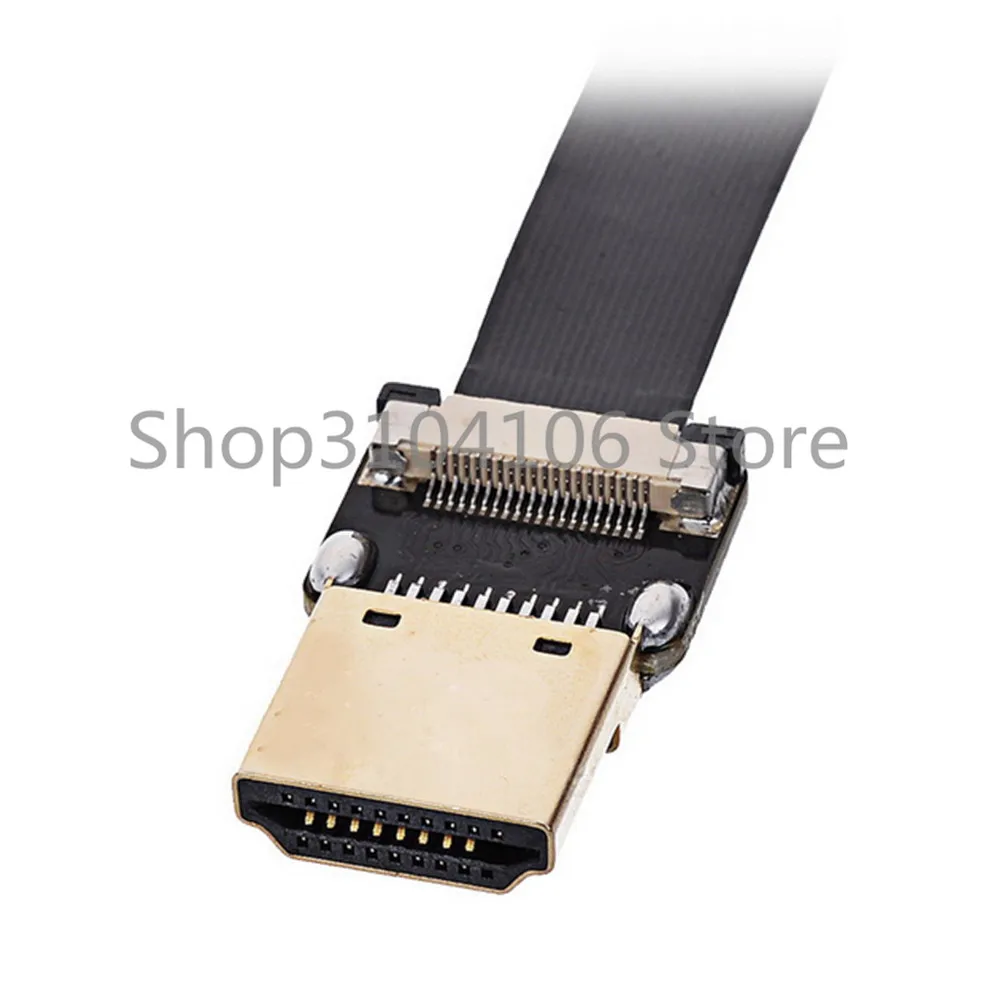 FPV HDMI тип A папа к Мужской HDTV FPC плоский кабель для мультикоптера аэрофотосъемки 0 1