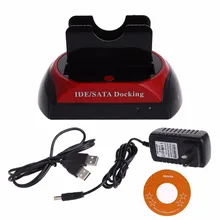 Двойной 2.5 «/3.5» IDE SATA HDD жесткий диск держатель База док-станция C26