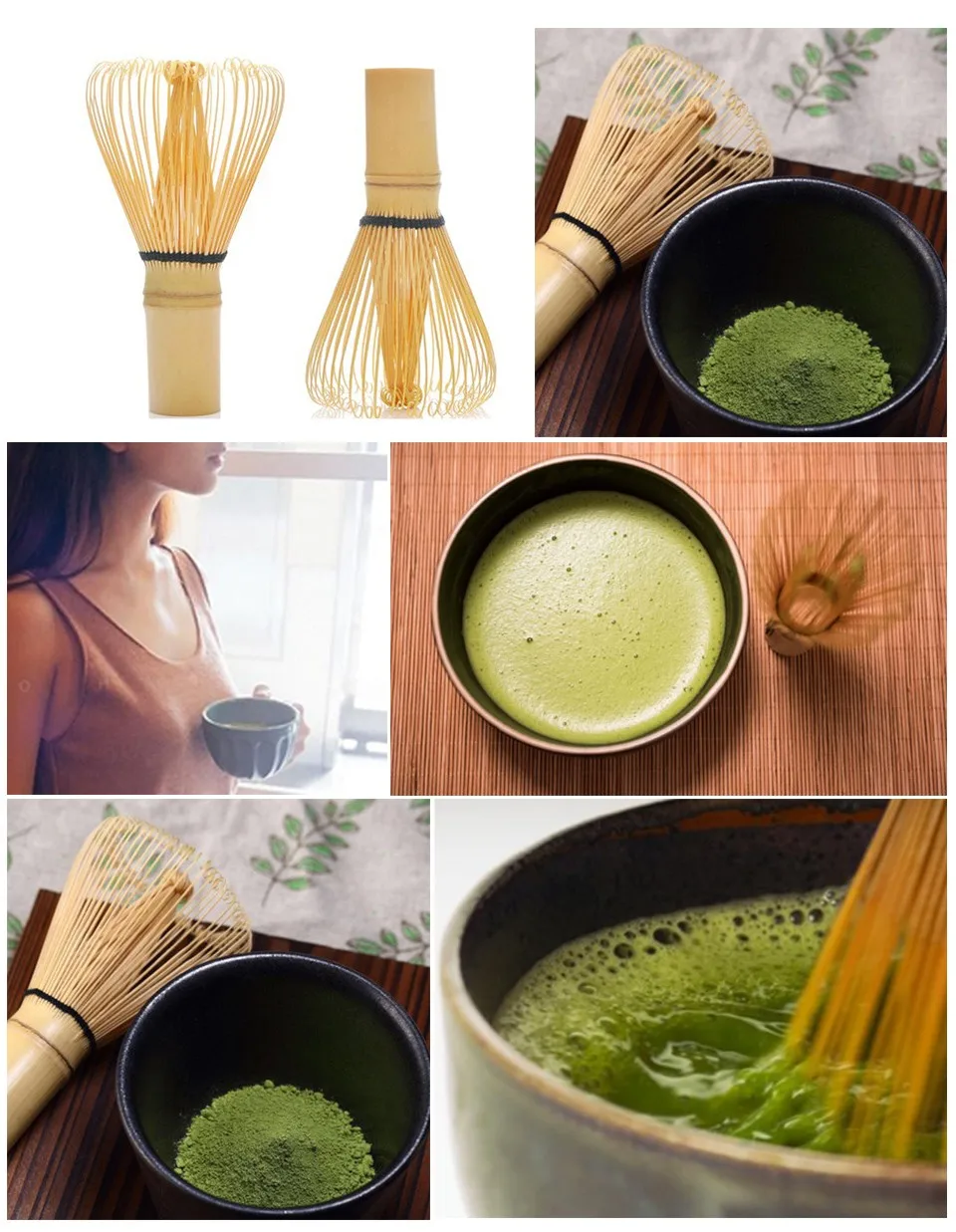 Japanse церемония Bamboe Matcha Praktische Poeder Garde 80 100 Koffie Groene Borstel Chasen инструмент шлифовальный станок Borstels Gereedschap