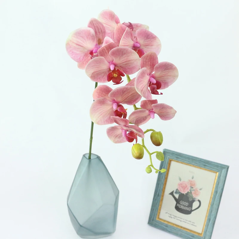 JAROWN Simulation Orchid Artificial Real Touch Latex Butterfly Orchid Flowers Wedding Feast Decoration Flores Home Decor Fleur (6)