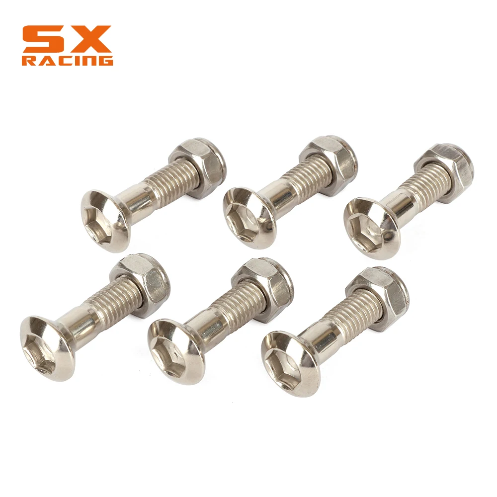 Motorcycle Iron Sprocket Bolts Screw KTM YAMAHA SUZUKI HONDA KAWASAKI EXC SX XC KXF YZF WRF KLX DRZ RMZ Dirt Bike