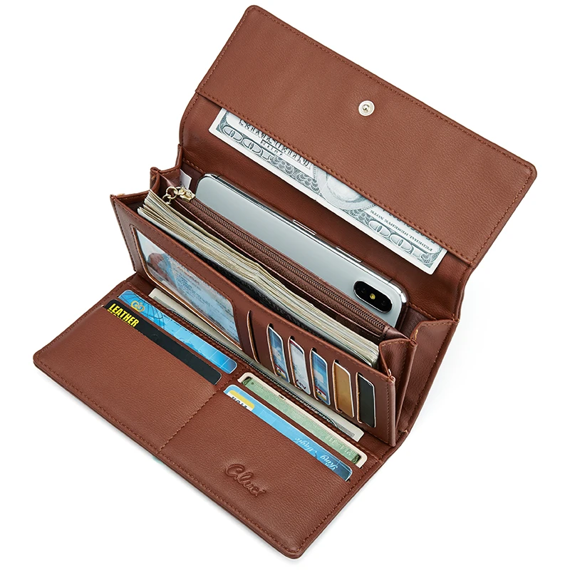 

Women Wallets Long Style Ladies Purse Multi-functional wallet Purse Fresh PU leather Female Clutch Card Holder Carteira Feminina