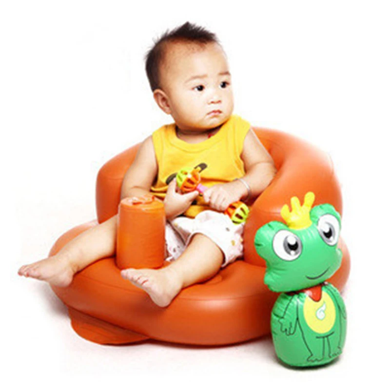 

1 pc Cartoon Animal Shaped Multi-function Baby's Chair Portable Aerated Sofa Infants' Study Chair Soft And Funny Baby Chairs