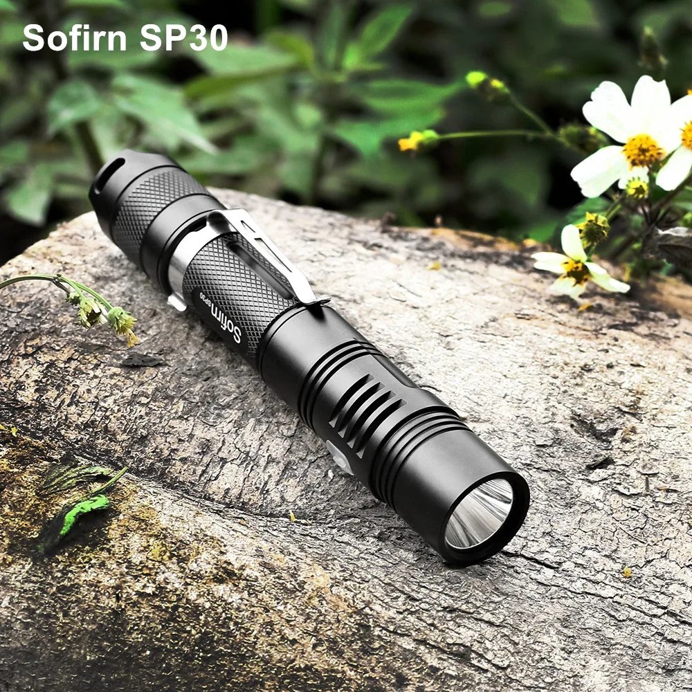 Sofirn SP30 тактический фонарь светодиодный Cree XPL 1000LM Мощный светодиодный фонарь высокой мощности светодиодный 18650 фонарь 6 режимов охоты