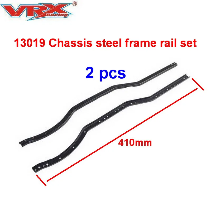 13019 Chassis Steel Frame Rail Set Per Vrx Racing 1/10 Rc Crawler Truck Accessorio Fit Axial Scx10 90046 Rc Car Crawler Truck