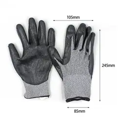 1 пара против истирания устойчива к порезам безопасности труда защитные перчатки электросварки пайки Металл промышленных тактические