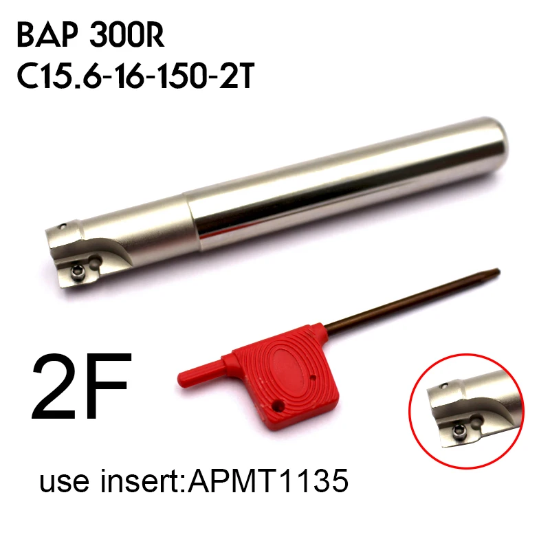 BAP300R C15.6 16 150L 2T 2 Флейта 150 длинный диаметр 15 6 мм фреза держатель инструмента Для