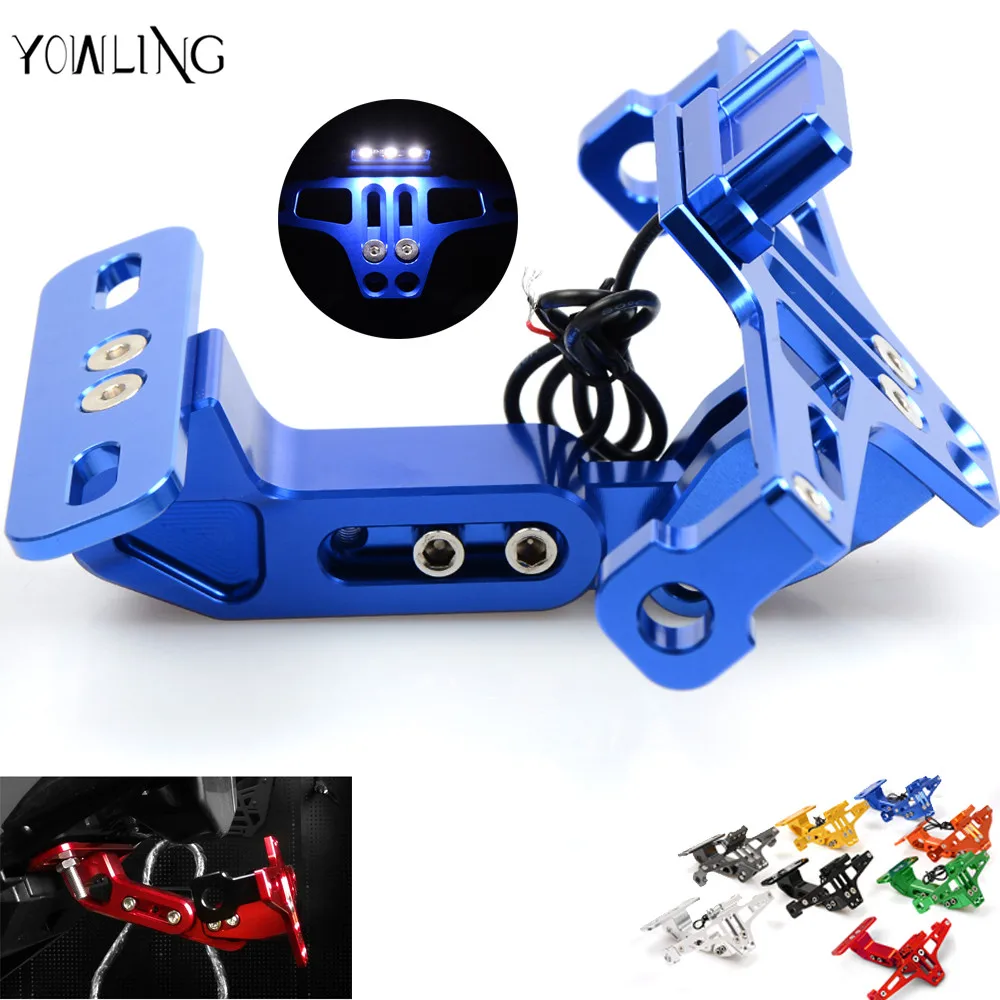 Buy Motorcycle CNC Aluminum License Plate Bracket