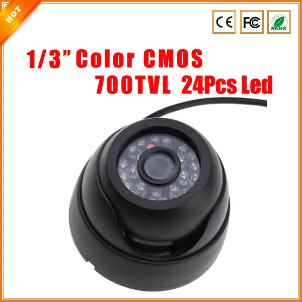 bilder für Freies Verschiffen 1/4 "Weitwinkel 700 TVL 24 Stücke IR LED Farbe Innenhaube Cctv Kamera CMOS Sicherheit kamera bilder für Freies Verschiffen 1/4 "Weitwinkel 700 TVL 24 Stücke IR LED Farbe Innenhaube Cctv Kamera CMOS Sicherheit kamera