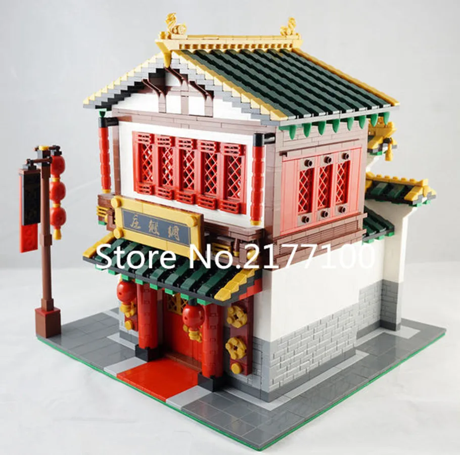XINGBAO 01001 Creator серия Chukagai silks and satins магазин модели строительных блоков набор классических китайских архитектурных игрушек