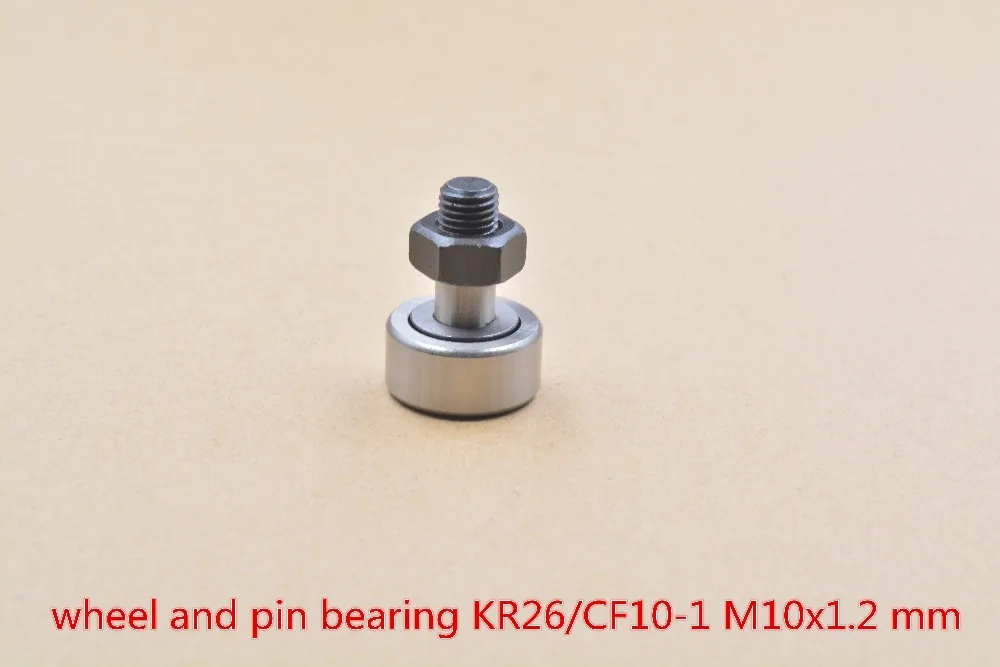 

KR26 KRV26 CF10-1 M10x1.25mm cam follower needle bearing wheel and pin 1pcs