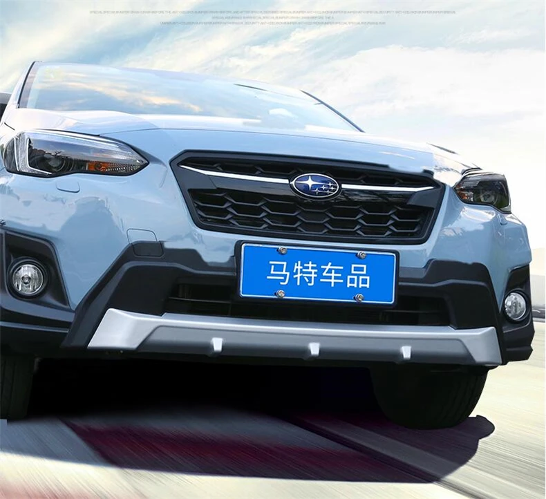 Для SUBARU XV Crosstrek передний и задний бампер защитная пластина анти-ударная Высокое качество ABS авто аксессуары