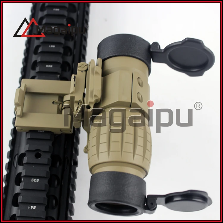 

Promotional Free Shipping Tactical 3X Magnifier Scope with Flip to Side Mount Fit Scopes Aimpoint For Huntin