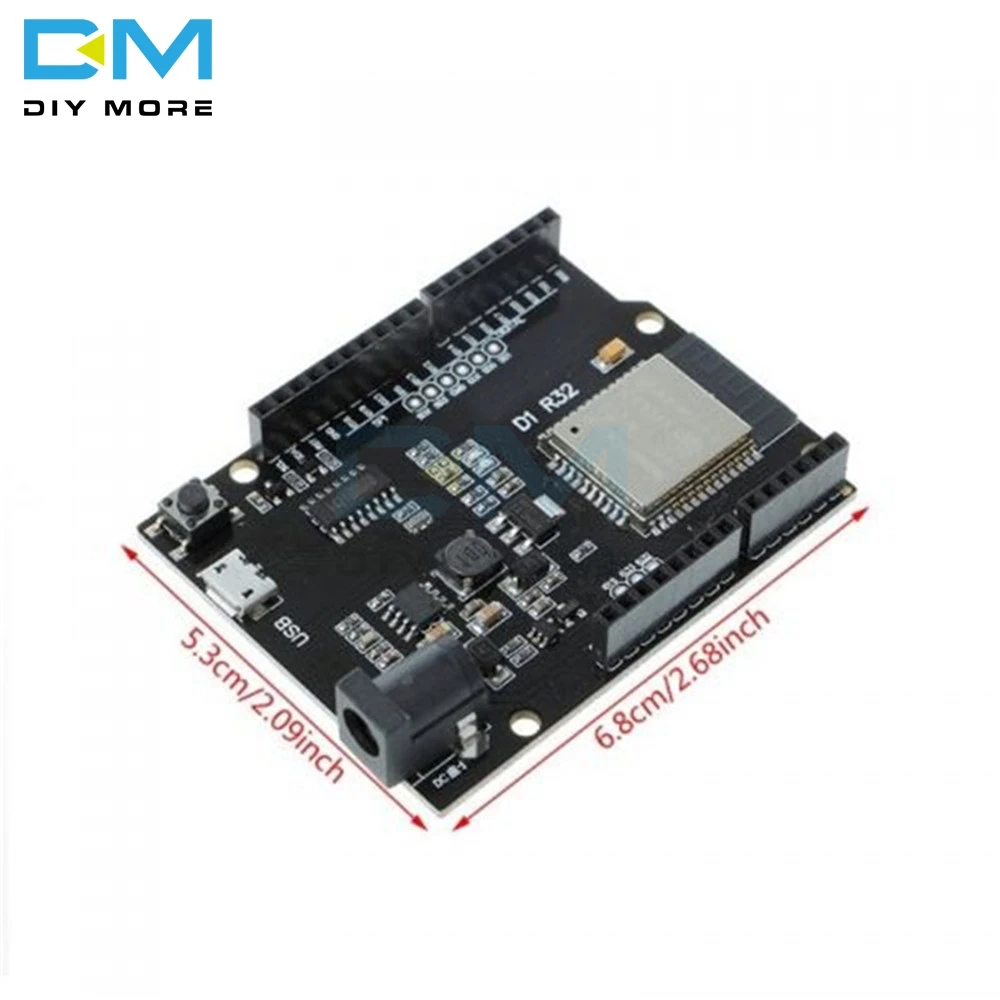 Для Wemos D1 Mini для Arduino UNO R3 D1 R32 ESP32 wifi беспроводной Bluetooth макетная плата CH340 4M Memory One