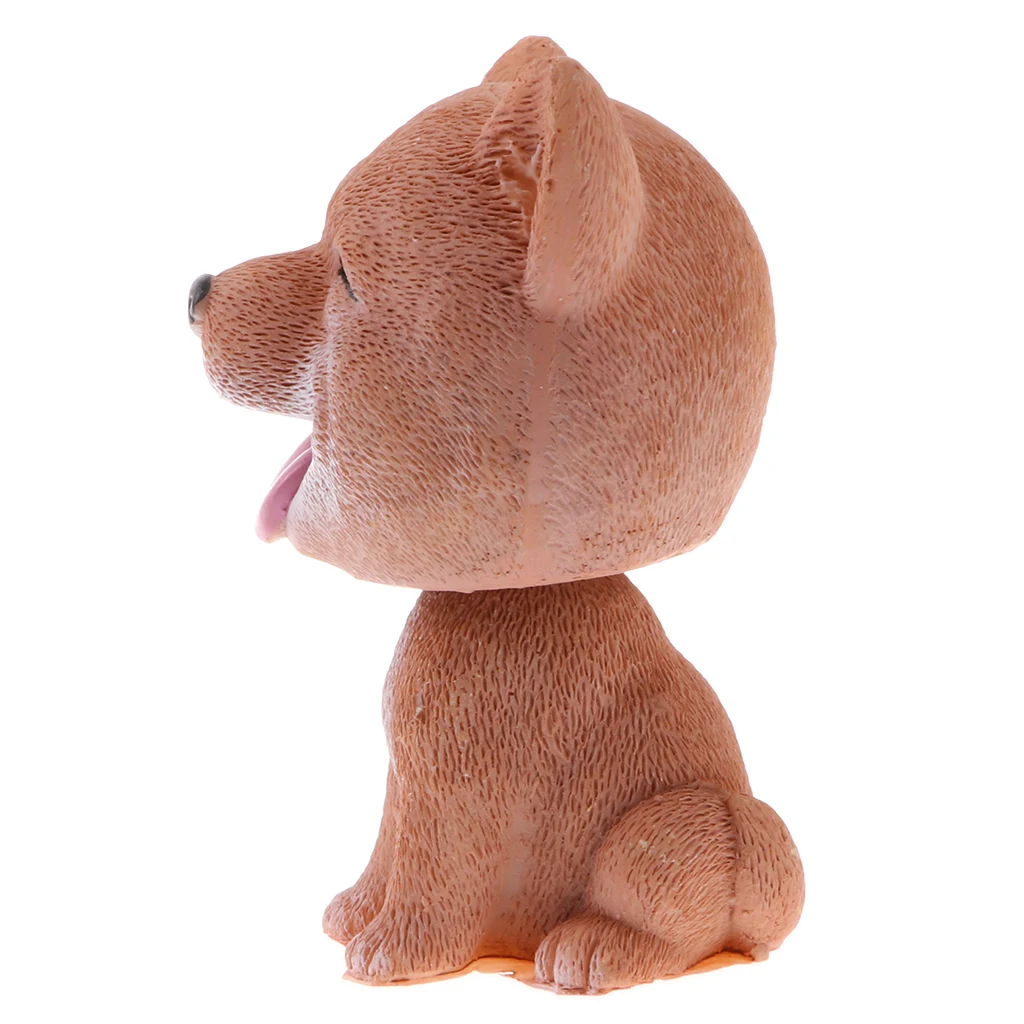 Shaking Head Shiba Inu Lucky Dog Puppy Bobbing Heads Bobblehead Toy Aniaml Figures Car Dashboard Auto Decoration