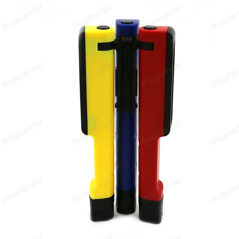 3 Colors Work Light Waterproof Plastic Lamp With Pencil Light led flashlight beam