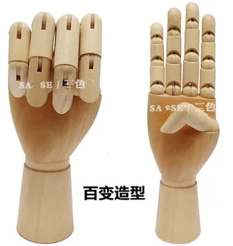 

2014 New Wooden Artist Male Model Right Hand Articulated Art Wood Mannequin Hand Mannequin Wholesale