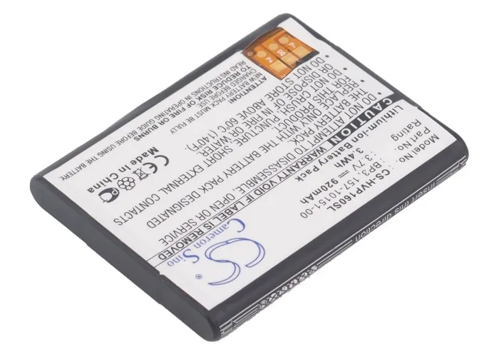 Cameron Sino 920 мАч аккумулятор 157 10151 00 BP3 для HP/пальмовый P160U P160UEU фиолетовый 4G|cameron