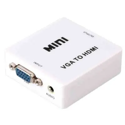 HD 1080 P мини VGA конвертер HDMI с аудио VGA2HDMI устройство для видеосъемки адаптер видео