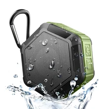Aimitek Portable Mini Bluetooth Speaker Wireless Waterproof IP65 Subwoofer Outdoor Shockproof Dustproof TF Hands-free with Mic