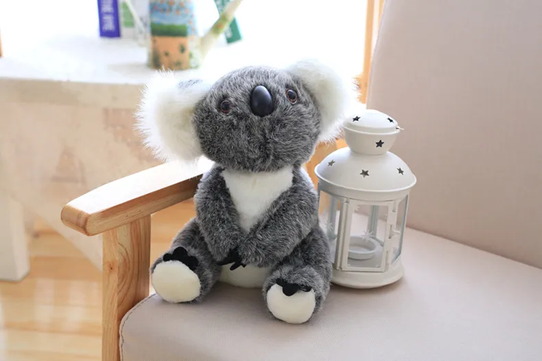 Kawaii Koala плюшевые игрушки для малышей австралийская коала медведь набивная Мягкая кукла Дети прекрасный подарок для друзей девочек родитель-ребенок игрушки - Цвет: grey
