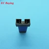 1 комплект USBASP + 10Pin-6Pin адаптер USBASP USBISP AVR программатор USB ATMEGA8 ATMEGA128 IDC10 51 Серия Win.7 с загрузочным кабелем ► Фото 3/5