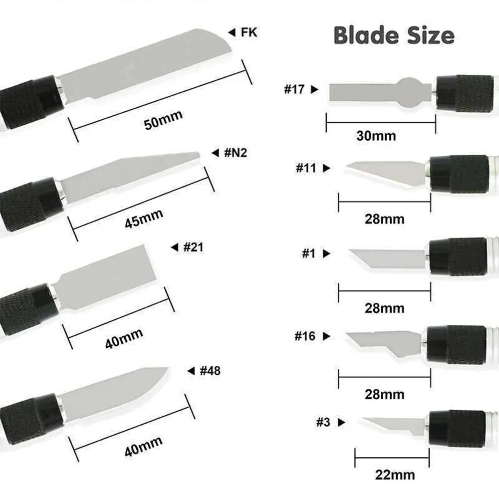34 шт. Деревообрабатывающие инструменты многофункциональные Наборы инструментов ArtPen нож резак Инструменты для ремонта DIY разделочные ножи